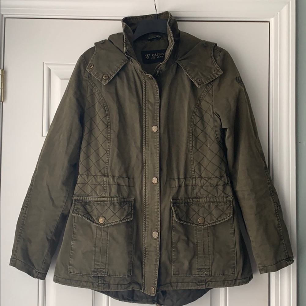 GUESS Army Green Jacket